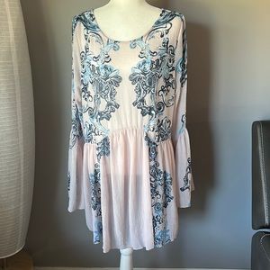 Free People Women’s Boho Bell Sleeve Dress
